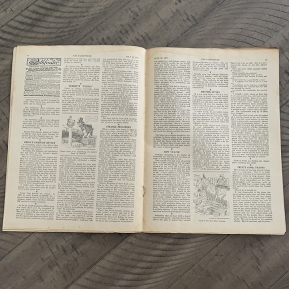 𝅺VINTAGE 100 Year Old Newspaper “The Pathfinder” Newspaper July 23, 1927 - Picture 4 of 7